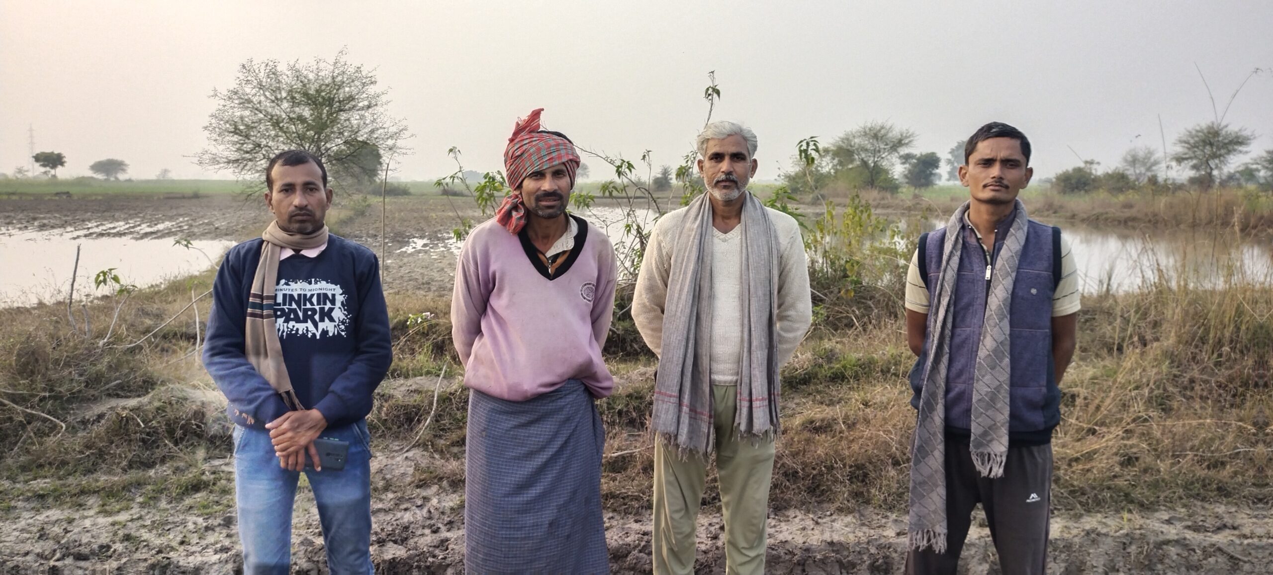 सिंचाई विभाग की लापरवाही से पियरिया माफी के किसानों की सैकड़ों बीघे फसल हुई बर्बाद